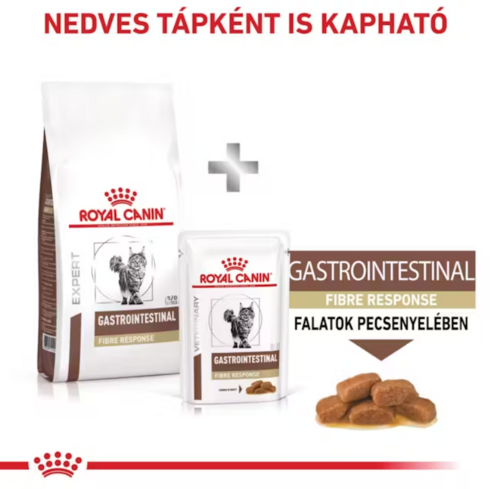 Royal Canin Veterinary Feline Gastrointestinal Fibre Response száraz macskaeledel 0,4kg