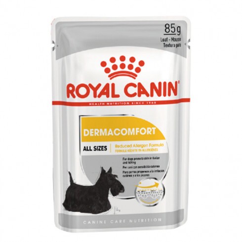 Royal Canin Dermacomfort 85g - nedves táp bőrirritációra hajlamos felnőtt kutyák részére