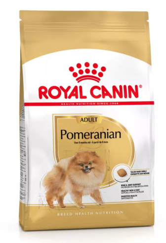 Royal Canin Pomeranian Adult - Pomerániai törpespicc felnőtt kutya száraz táp 500g