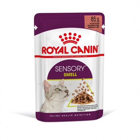 Royal Canin Sensory Smell Gravy 85g - szószos nedves táp felnőtt macskák részére