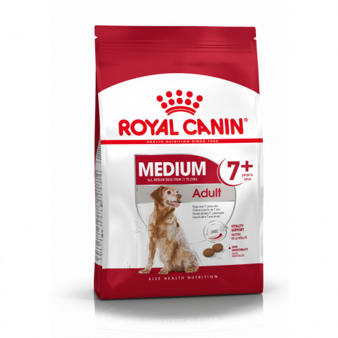 Royal Canin Medium Adult 7+ 4kg-közepes testű idősödő kutya száraz táp