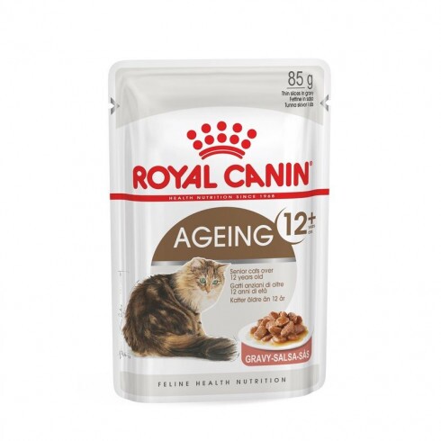 Royal Canin Ageing 12+ 12x85g - idős macska szószos nedves táp