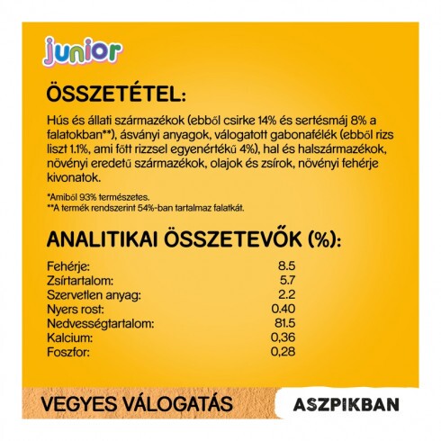 Pedigree alutasak Multipack Junior Csirke & rizs, Marha & rizs 4x100g