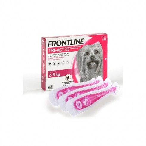 Frontline Tri-Act kutya XS 2-5 kg 3x