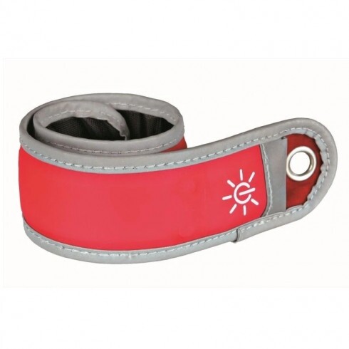 Trixie Nyakörv Világítós Csatos Piros 35cm