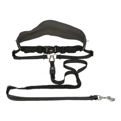 Trixie derékra rögzíthető póráz futáshoz M-L, fekete