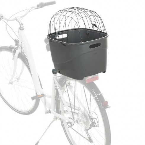 Trixie Kosár Biciklire Műanyag/Fém 36x48x46cm Szürke