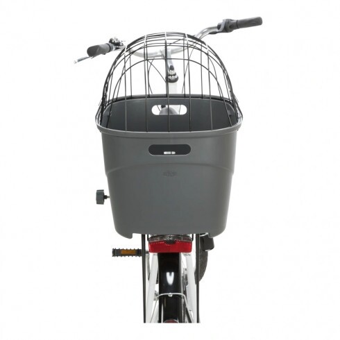 Trixie Kosár Biciklire Műanyag/Fém 36x48x46cm Szürke