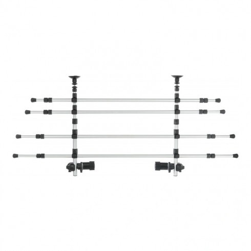 Trixie Térelválasztórács Autóba 105-172cm/46-60cm ezüst/fekete