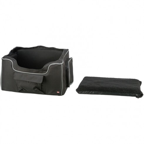 Autóülés midi 56x37x36cm fekete/szürke