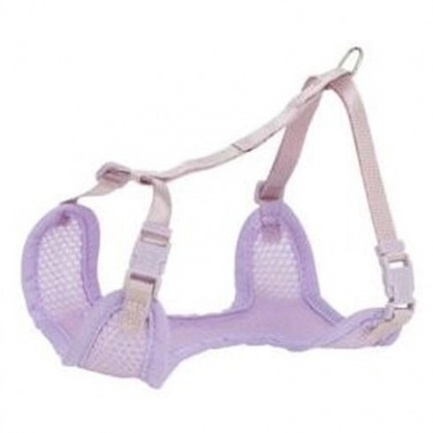 Trixie Hám Soft Pórázzal Junior & Puppy, M–L: 36–50 cm/10 mm, 2,00 m, Világos Lila