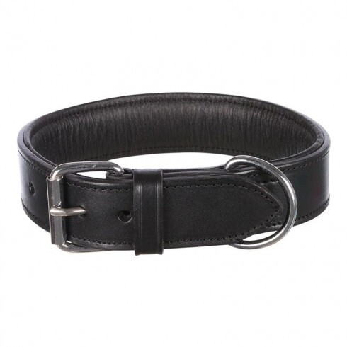 Trixie Nyakörv Active bőr M 38-45cm/40mm fekete