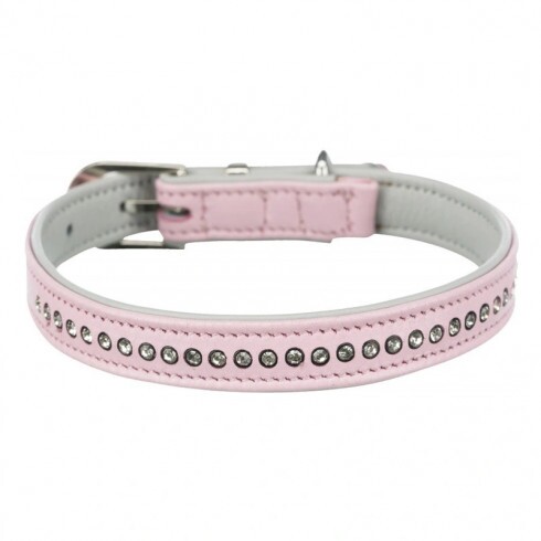 Trixie Nyakörv Active Comfort Strasszkövekkel S–M 27–33cm/15mm Pink