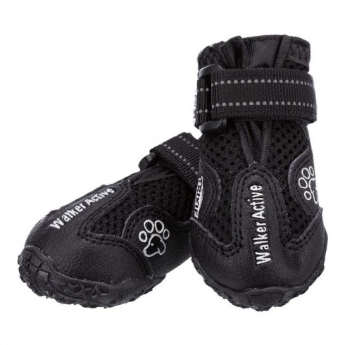 Trixie Kutyacipő Walker Active XS 2db/Csomag Fekete