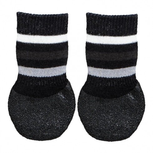 Trixie Kutyazokni Csúszásmentes Talppal XL Fekete 2db/Csomag