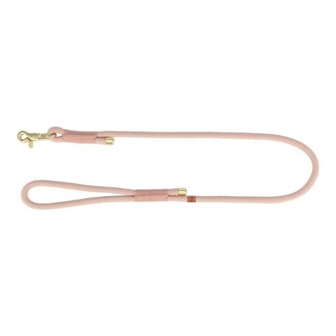 Póráz Soft Rope S-XL 1m/10mm pink/világosrózsaszín