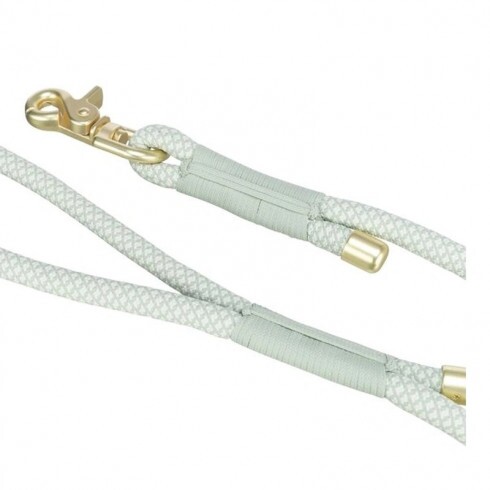 Póráz Soft Rope S-XL 1m/10mm zsálya/zöld