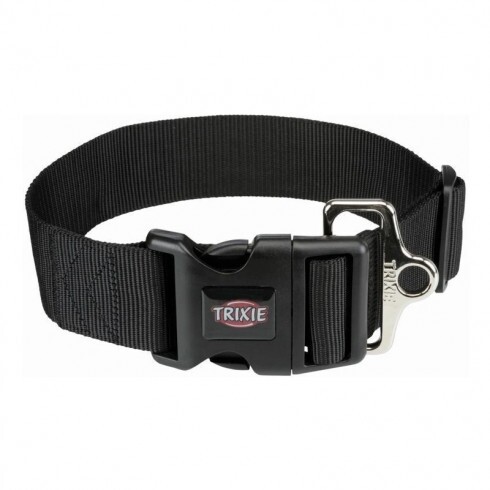Trixie Nyakörv Új Prémium M–L 40–60cm/50mm Fekete
