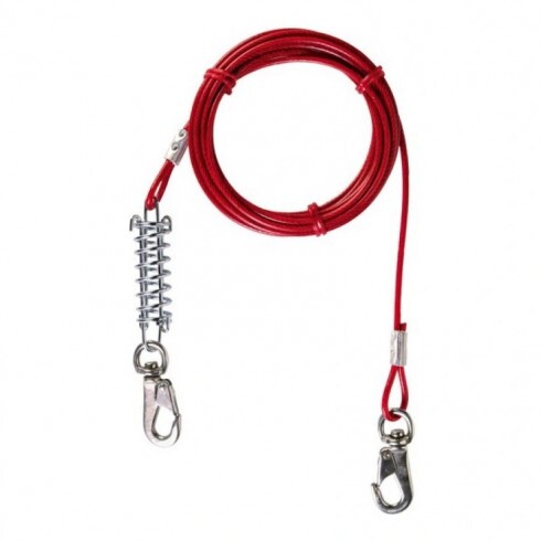 Trixie Kikötő Acél Sodrony Műanyag Bevonattal 5m