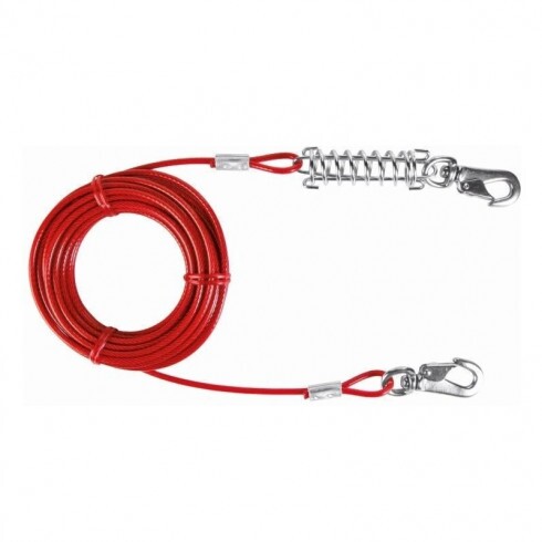 Trixie Kikötő Acél Sodrony Műanyag Bevonattal 5m