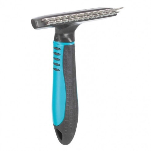 Trixie Fésű Fém Gereblye Dupla Soros 10x15cm Hosszú Szőrre