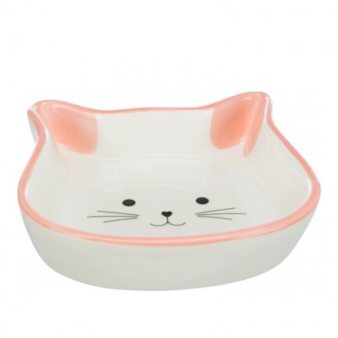 Trixie cicafej formájú kerámia tál 0,25l/12cm