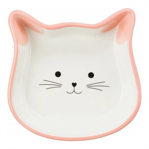Trixie cicafej formájú kerámia tál 0,25l/12cm