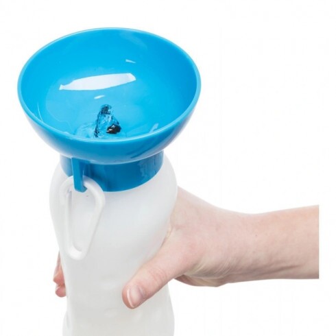 Trixie műanyag itatópalack tállal 0,55L