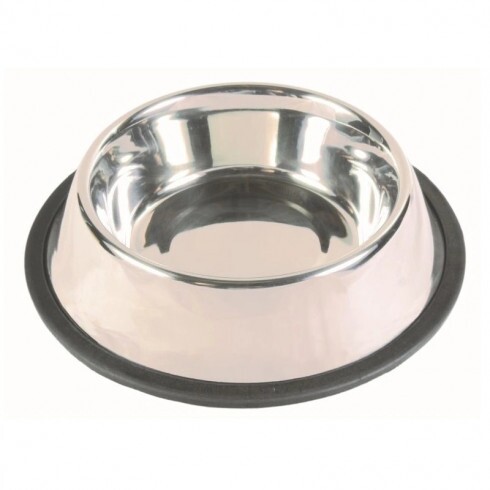 Trixie fém tál gumiperemmel 0,7l/21cm