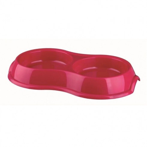 Trixie műanyag dupla tál 2x0,2l/11cm