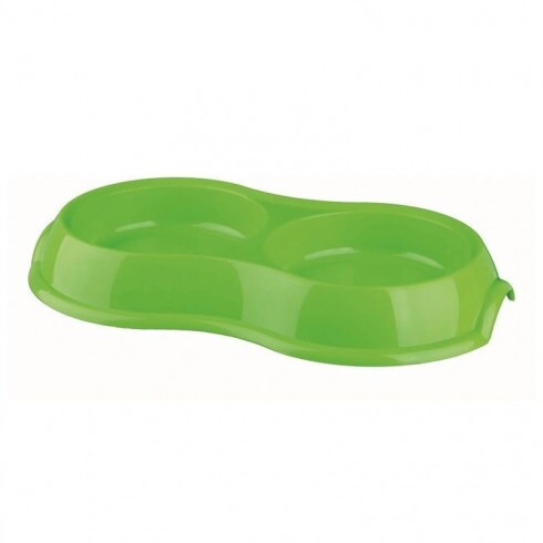 Trixie műanyag dupla tál 2x0,2l/11cm