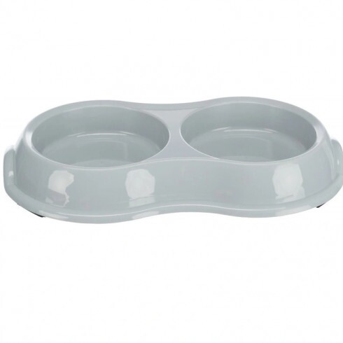 Trixie műanyag dupla tál 2x0,2l/11cm