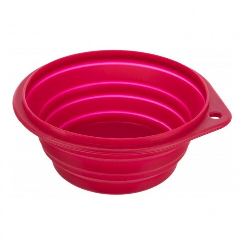 Trixie összecsukható szilikon tál utazáshoz 0,5l/14cm