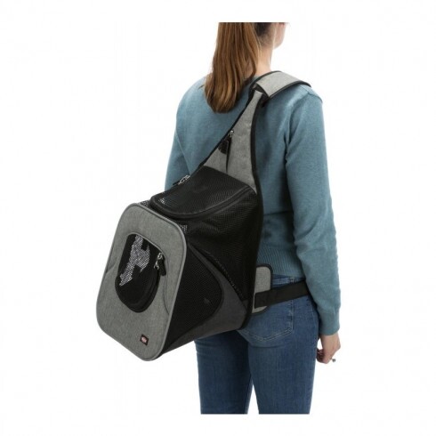 Trixie Szállítótáska Savina 30x33x26cm Fekete/Szürke