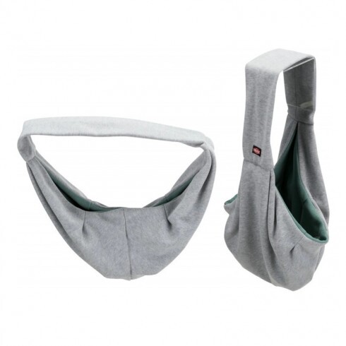 Trixie Szállítótáska Junior Vállpántos 22x20x60cm Világosszürke/Menta