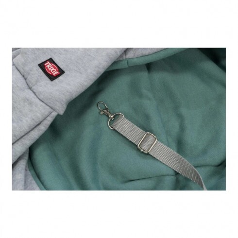 Trixie Szállítótáska Junior Vállpántos 22x20x60cm Világosszürke/Menta