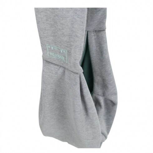 Trixie Szállítótáska Junior Vállpántos 22x20x60cm Világosszürke/Menta