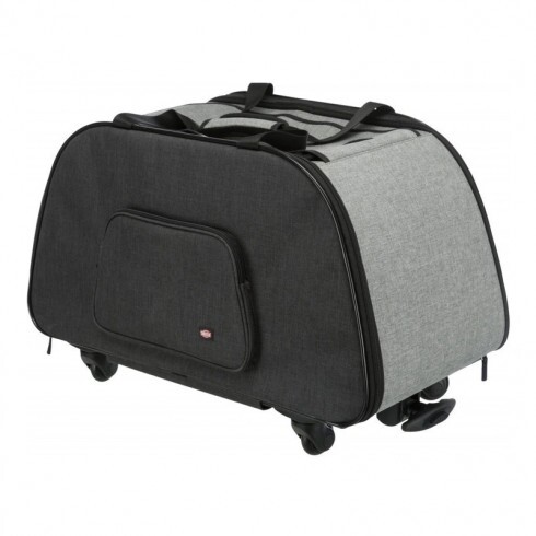 Trixie Kézikocsi Trolley 34×43×67cm fekete/szürke
