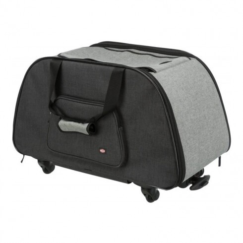 Trixie Kézikocsi Trolley 34×43×67cm fekete/szürke