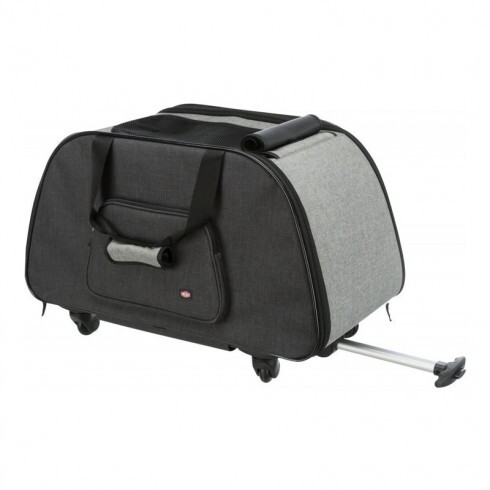 Trixie Kézikocsi Trolley 34×43×67cm fekete/szürke