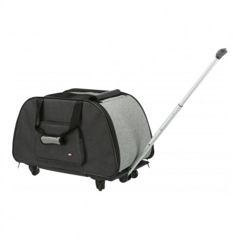 Trixie Kézikocsi Trolley 34×43×67cm fekete/szürke