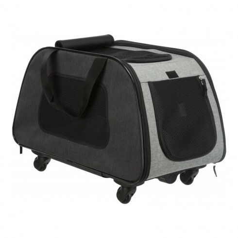 Trixie Kézikocsi Trolley 34×43×67cm fekete/szürke
