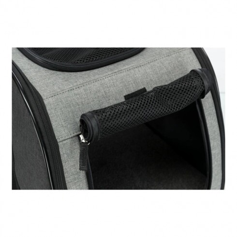Trixie Kézikocsi Trolley 34×43×67cm fekete/szürke