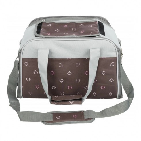 Trixie Szállítótáska Libby 25x27x42cm szürke/barna