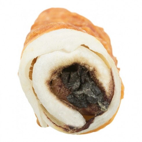 Trixie Jutalomfalat Denta Fun Töltött Rágótekercs Csirke 28cm, 150g