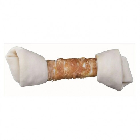 Trixie Jutalomfalat Denta Fun Csont Csirkés 25cm, 220g