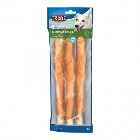 Trixie Jutalomfalat Denta Fun Pálcák Csirkés 3db/Csomag 28cm/250g