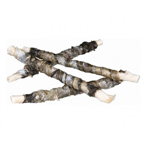 Trixie Jutalomfalat Denta Fun Pálcák Halas 12cm 10db/csomag 75g