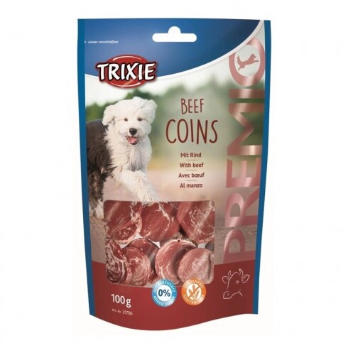 Trixie Jutalomfalat Premio Marha Érmék 100g
