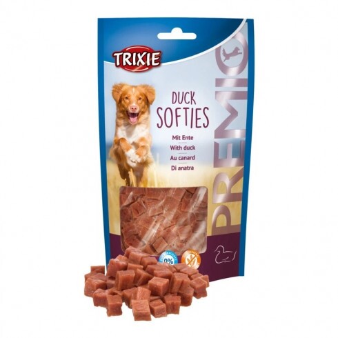 Trixie Jutalomfalat Premio Lágy Kacsás Kockák 100g